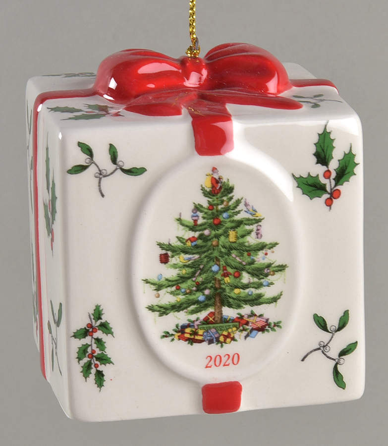 Annual Gift Box-Christmas Tree 2020 Holiday Gift Box - With Box Bx2020 by Spode-1