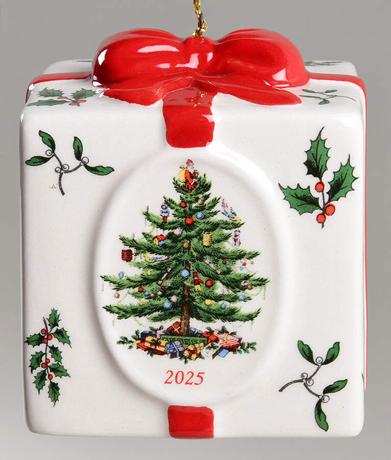 Annual Gift Box-Christmas Tree 2025 Holiday Gift Box - With Box Bx2025 by Spode-1