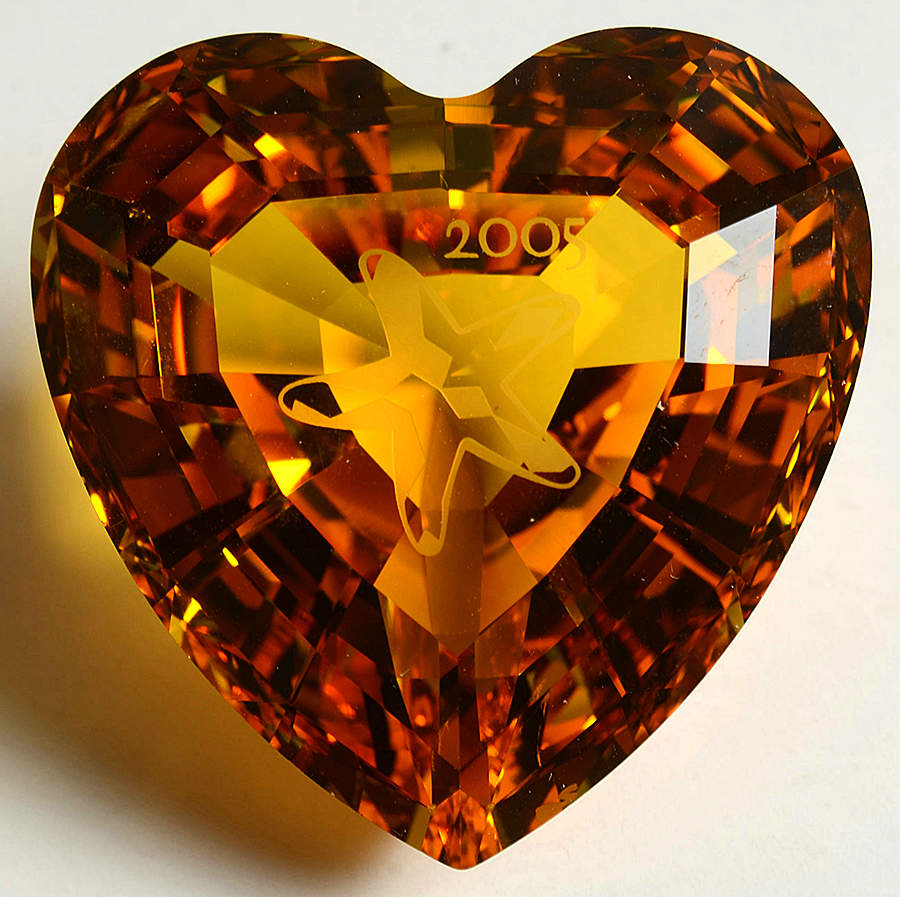 Society Event Paperweights Harmony Heart-2005 - No Box by Swarovski-1