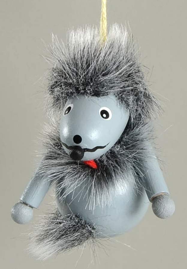 Christmas Ornaments Wolf - Boxed by 3-1