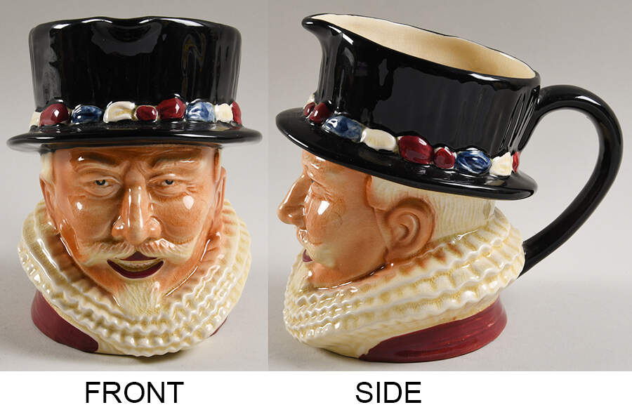 Character Toby Jug Beefeater-Medium - No Box by Shorter & Son-1