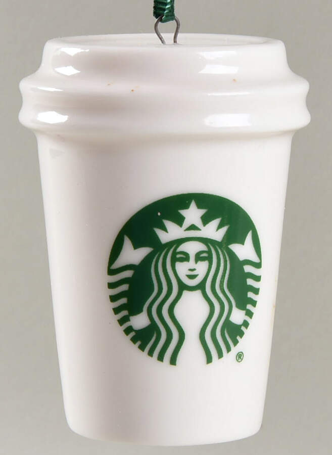 To Go Cup Ornaments White To Go Cup 2011 Logo - No Box by Starbucks Coffee-1