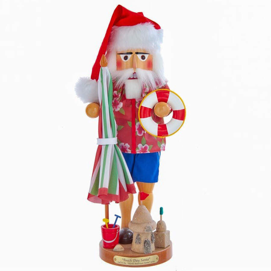 North American Santa Series Beach Santa - Boxed by 3-1