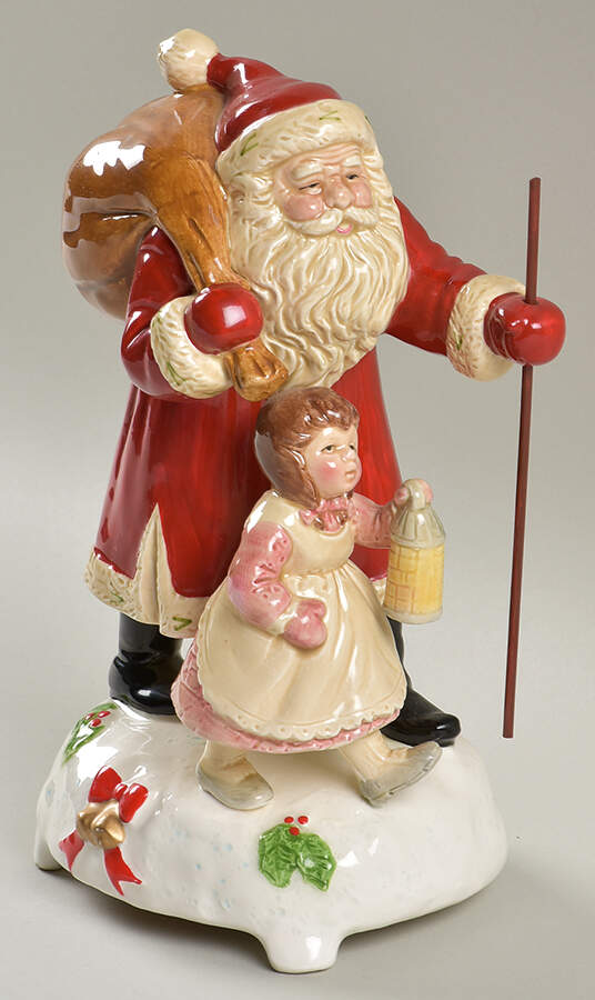 Kris Kringle's Jingles Music Box Here Comes Santa Claus - No Box by Schmid-1