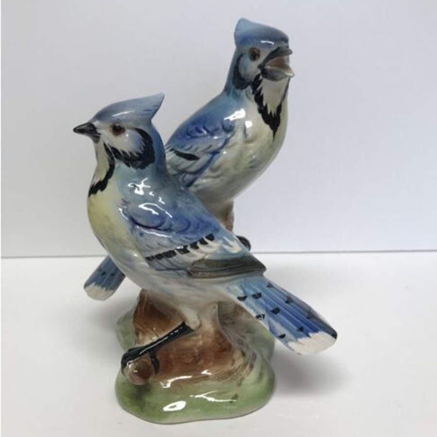 Bird Collection By Jsc Pair Of Blue Jays - No Box by Shafford-1