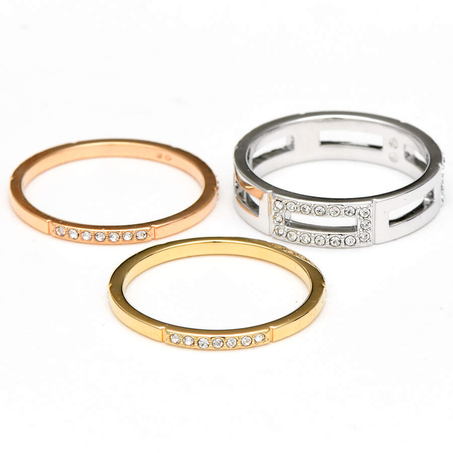 Rings Cubist 3 Ring Set - Boxed by Swarovski-1
