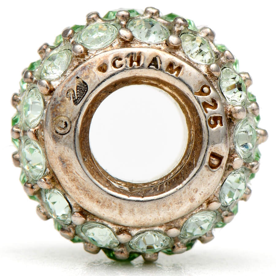 Sterling Chamilia Charms & Beads Brilliance Bead - Green - No Box by Swarovski-2