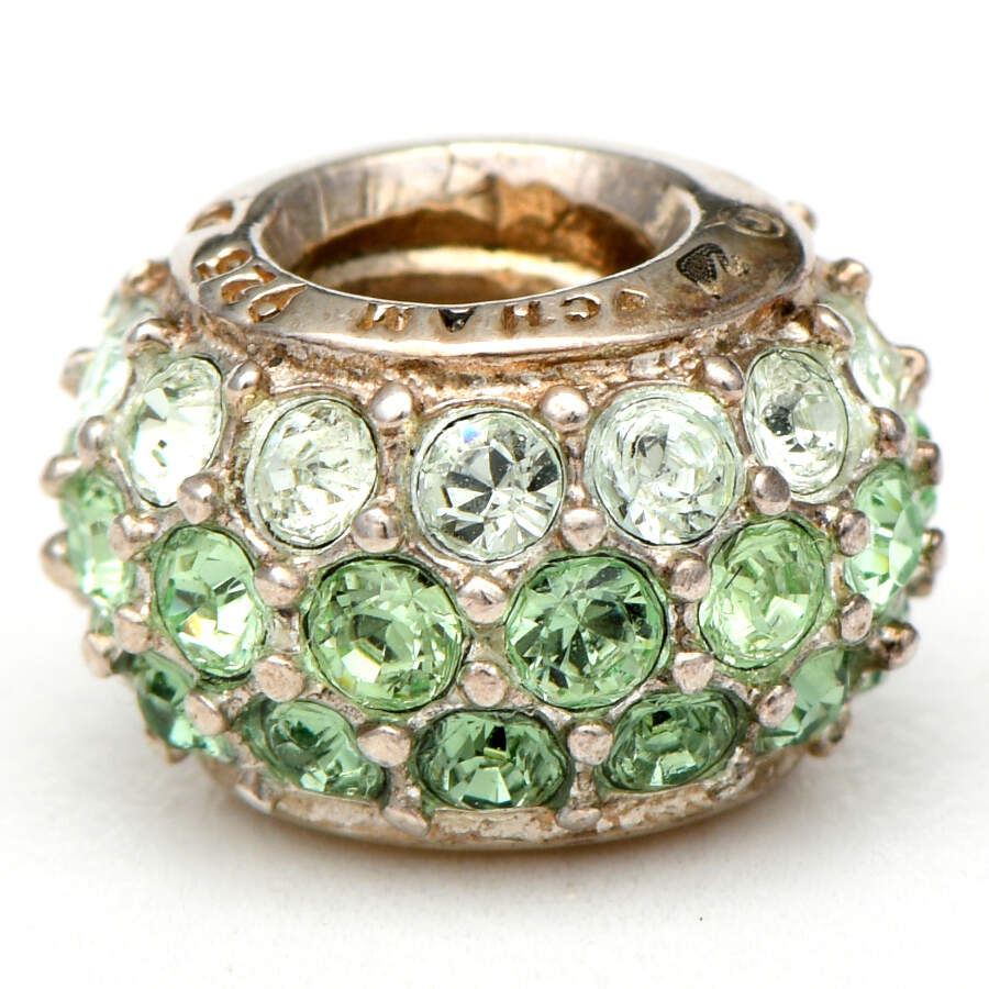 Sterling Chamilia Charms & Beads Brilliance Bead - Green - No Box by Swarovski-1