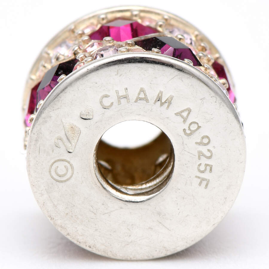 Sterling Chamilia Charms & Beads Jazzed Bead - Pink - No Box by Swarovski-2
