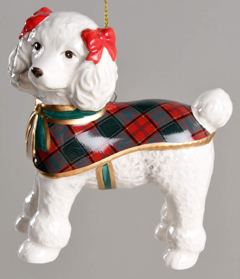 Christmas Tree - Puppies French Poodle - Boxed by Spode-1