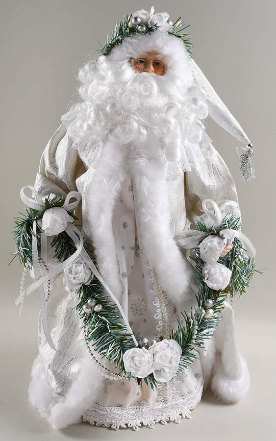 Santa Music Box White Christmas - No Box by San Francisco Music Box-1