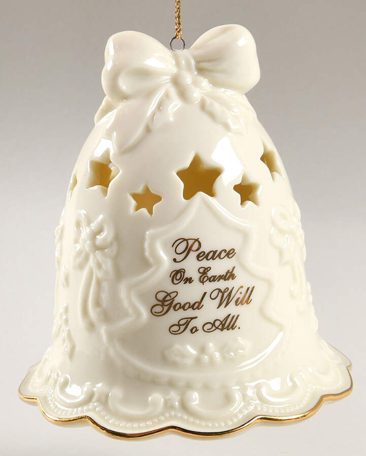 Le Blanc Collection Bell-Peace On Earth Good Will To All - No Box by San Francisco Music Box-1