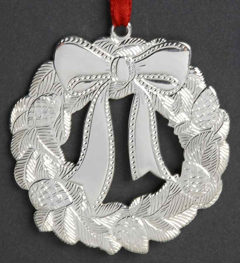 Tiffany & Co Christmas Ornament Wreath - Boxed by Tiffany & CO SILVER-1