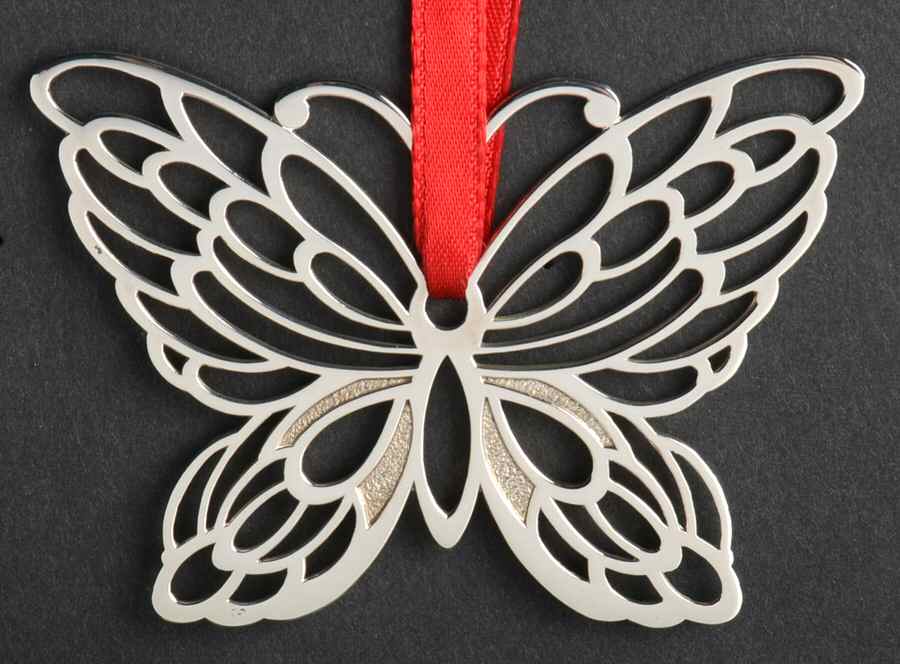 Tiffany & Co Christmas Ornament Butterfly - Boxed by Tiffany & CO SILVER-1