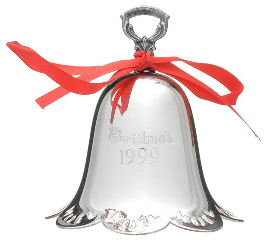 Christmas Bell-Annual 1999 Noel Pierced Bell - Boxed by Towle Silver-1