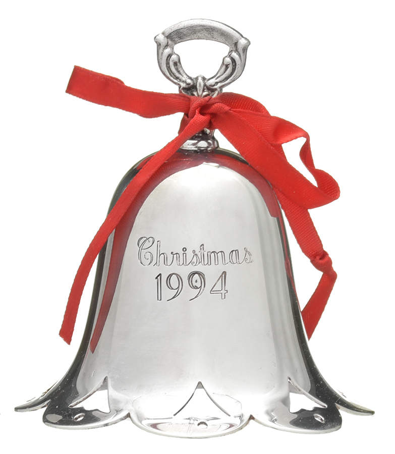 Christmas Bell-Annual 1994 Tree Pierced Bell - No Box by Towle Silver-1