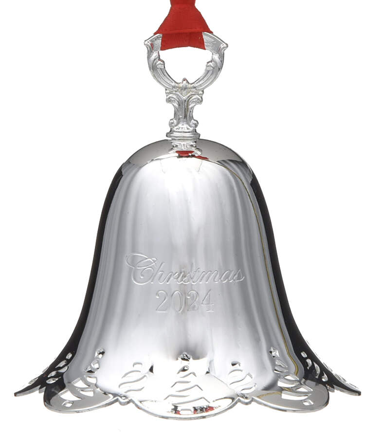 Christmas Bell-Annual 2024 Trees & Ornaments - Boxed by Towle Silver-1