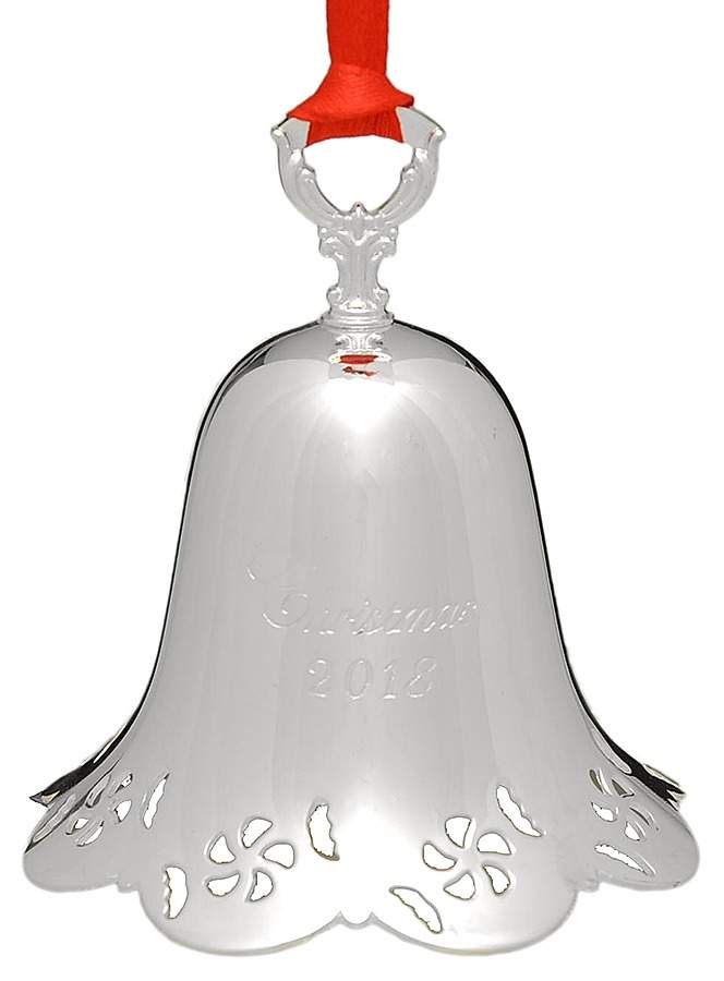 Christmas Bell-Annual 2018 Candy Border - No Box by Towle Silver-1