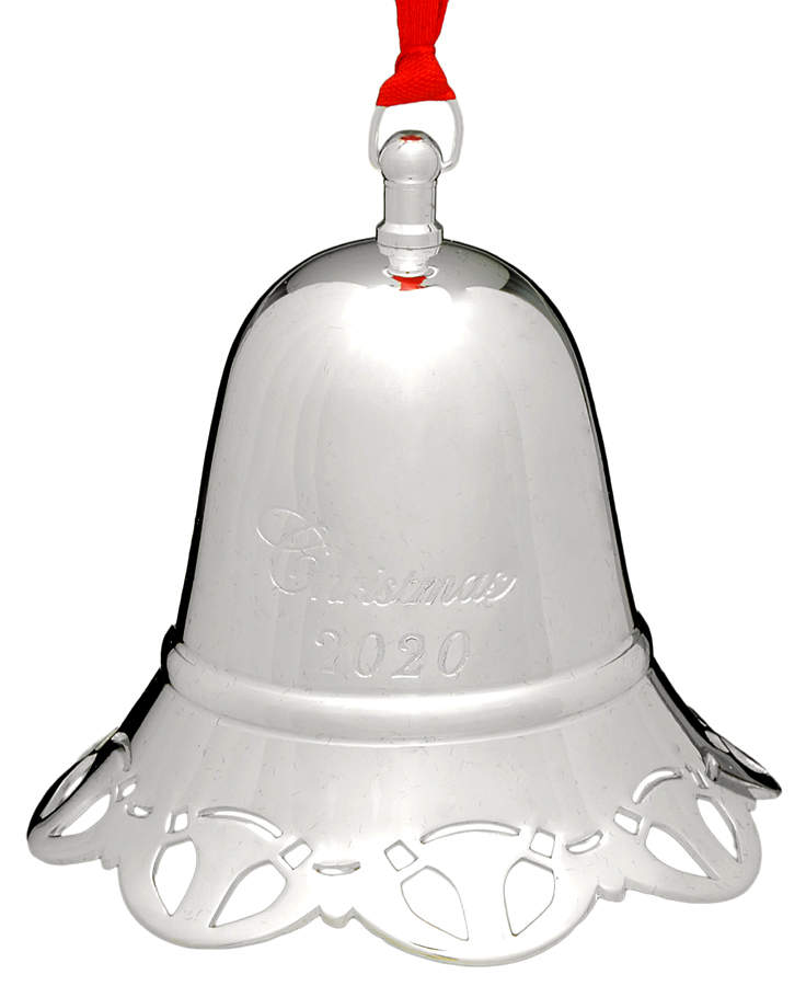 Musical Christmas Bell 2020-White Christmas - Boxed by Towle Silver-1