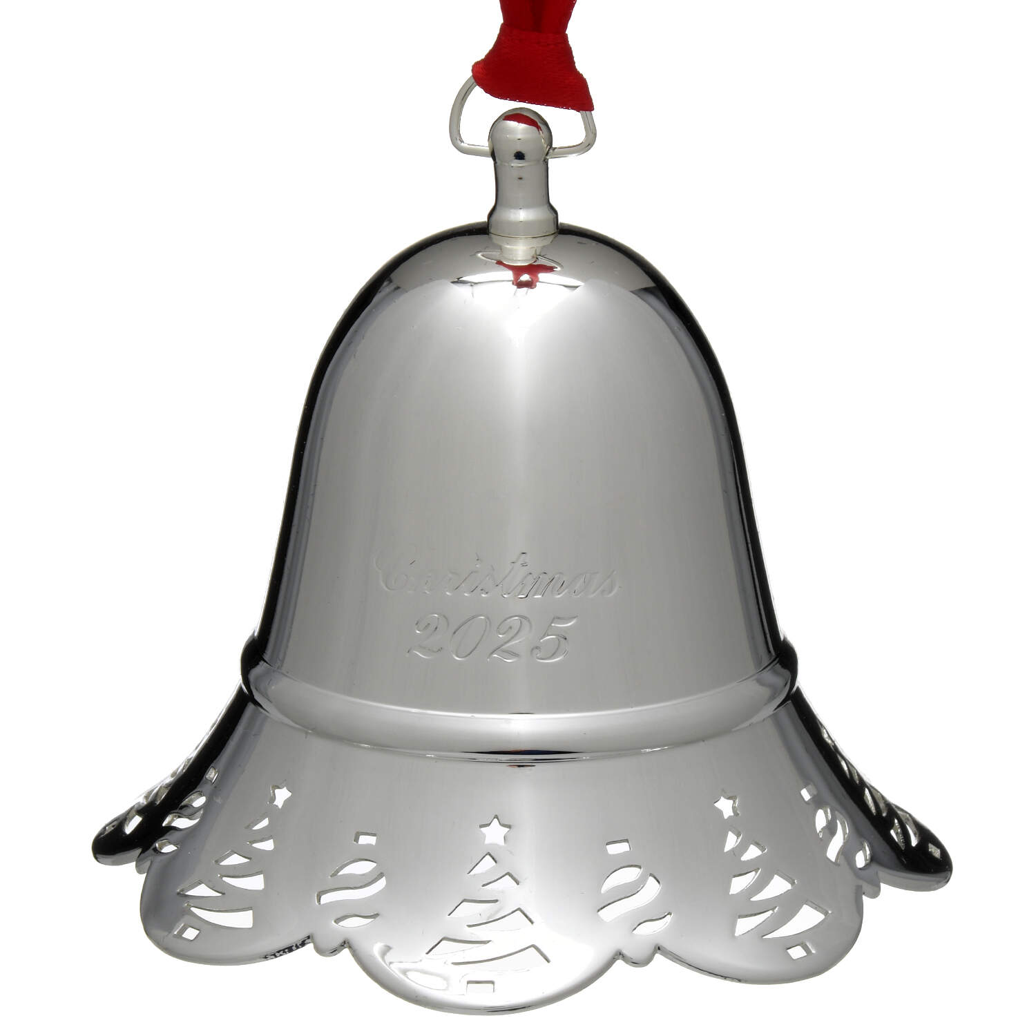 Musical Christmas Bell 2025-We Wish You A Merry Christmas - Boxed by Towle Silver-1