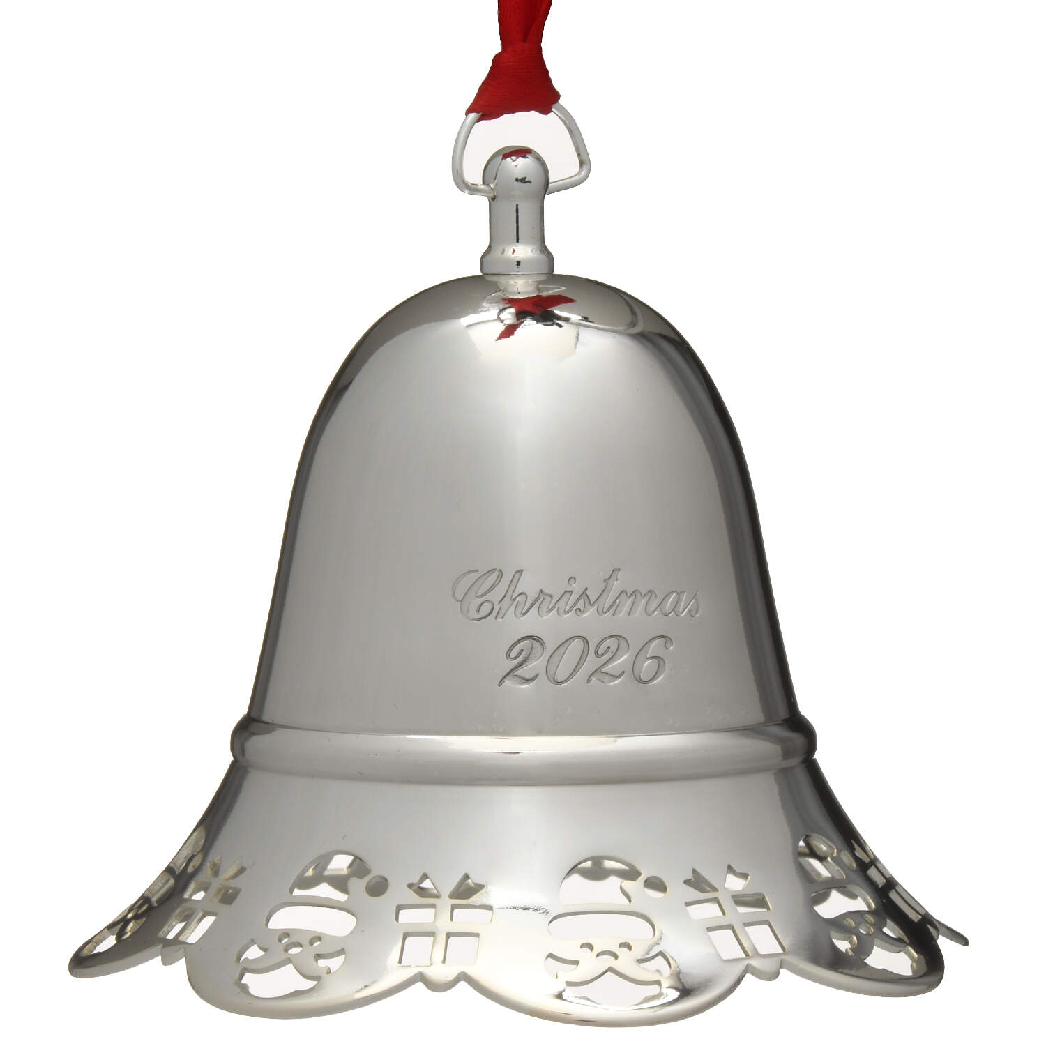 Musical Christmas Bell 2026-Santa Claus Is Coming To Town - Boxed by Towle Silver-1