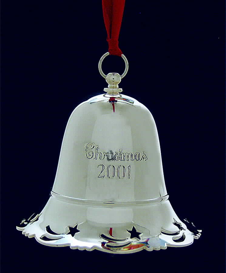 Musical Christmas Bell 2001-Jingle Bells - Boxed by Towle Silver-1