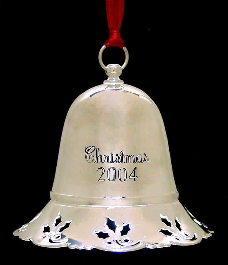 Musical Christmas Bell 2004-Twelve Days Of Christmas - Boxed by Towle Silver-1