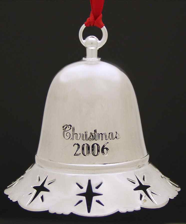 Musical Christmas Bell 2006-O Holy Night - Boxed by Towle Silver-1