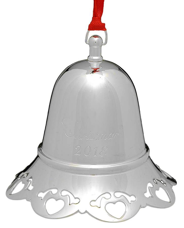 Musical Christmas Bell 2018-Have Yourself A Merry Little Christ - Boxed by Towle Silver-1