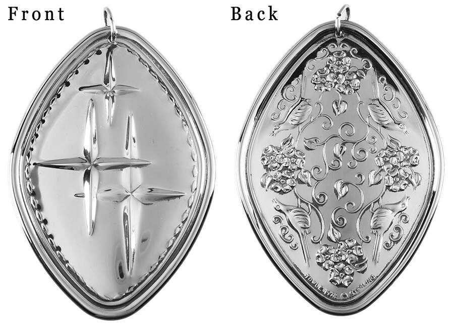 Twelve Days of Christmas-Medallion 4 Calling Birds - Boxed by Towle Silver-1