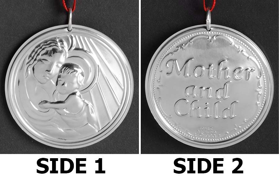 Story of Christmas Nativity Mother And Child - Boxed by Towle Silver-1