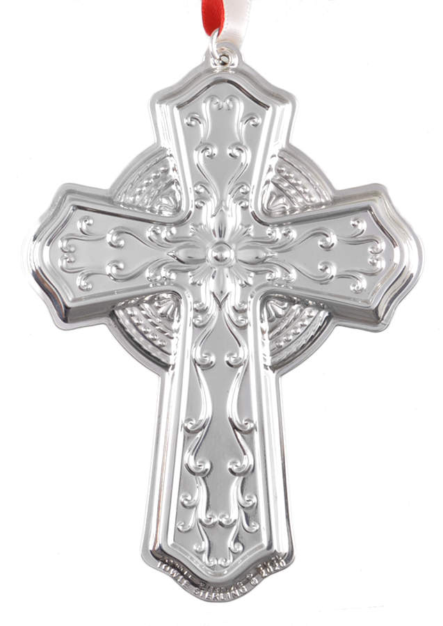 Christmas Cross 2020 Cross 4 1/2 - No Box by Towle Silver-1