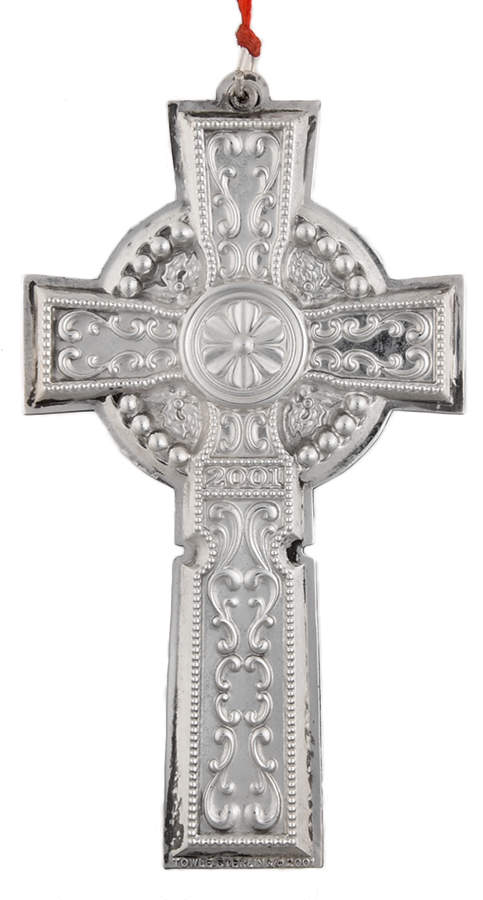 Christmas Cross 2001 Cross - No Box by Towle Silver-1