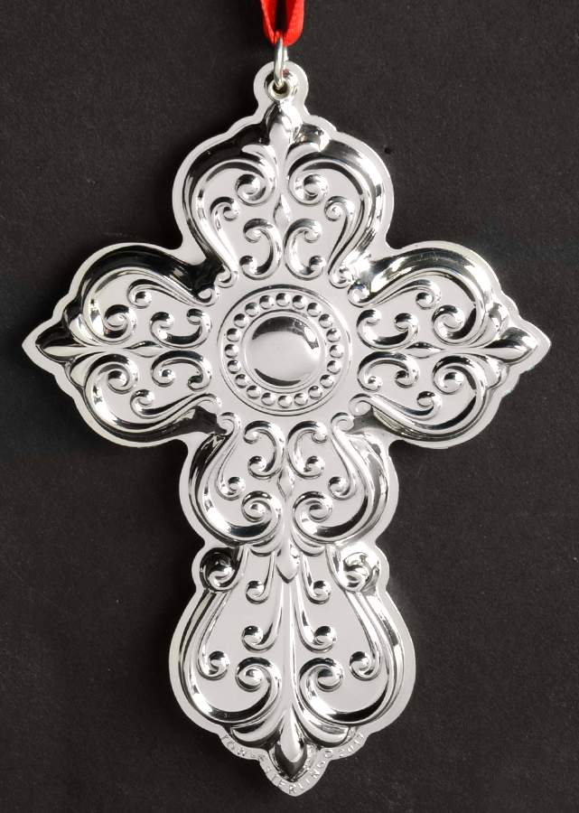 Christmas Cross 2017 Cross - Boxed by Towle Silver-1