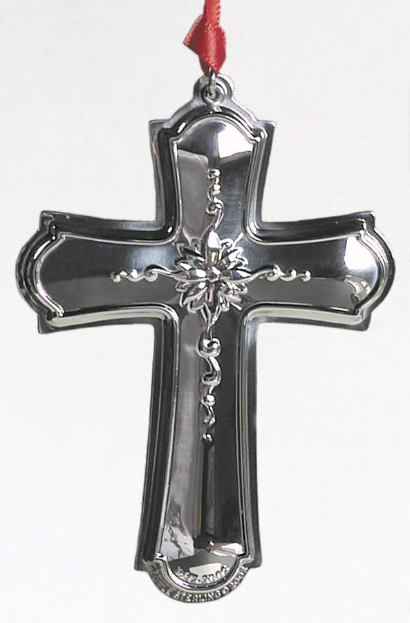 Christmas Cross 2002 Cross - Boxed by Towle Silver-1