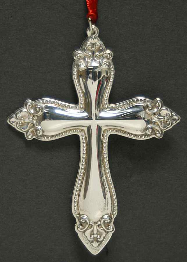 Christmas Cross 1998 Cross - Boxed by Towle Silver-1