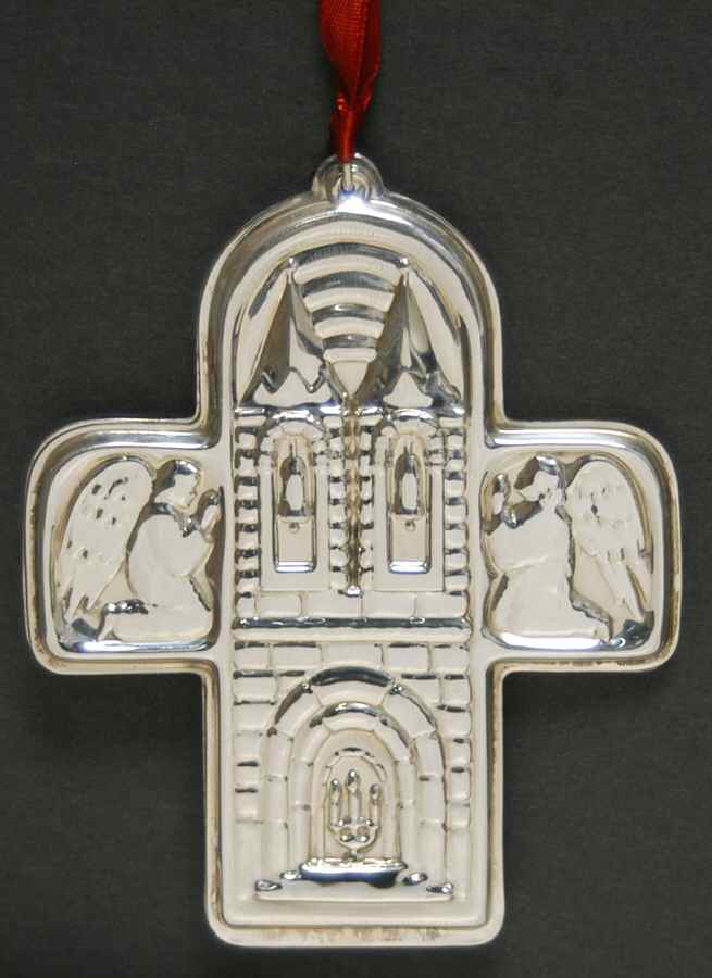 Christmas Cross 1996 Cross - Boxed by Towle Silver-1