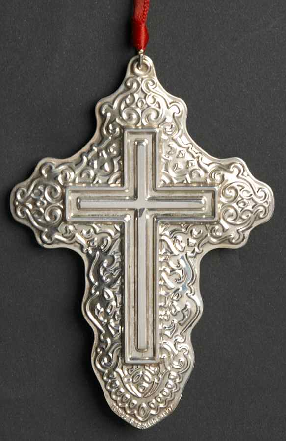 Christmas Cross 1997 Cross - Boxed by Towle Silver-1