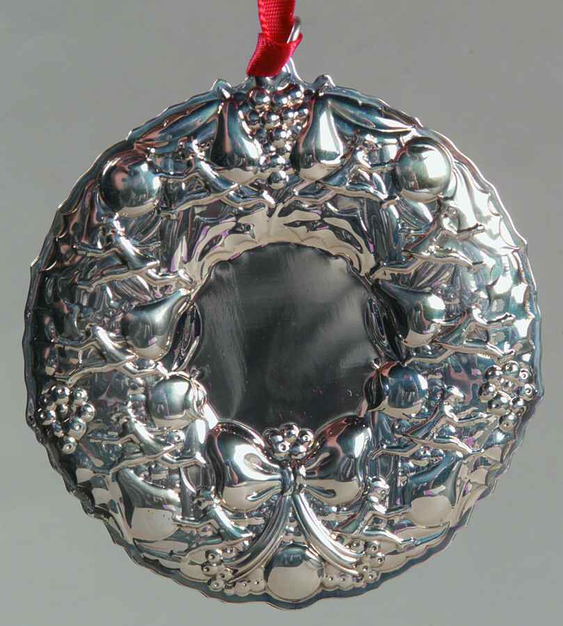 Twelve Days of Christmas Wreaths 10 Lords A Leaping - Boxed by Towle Silver-1