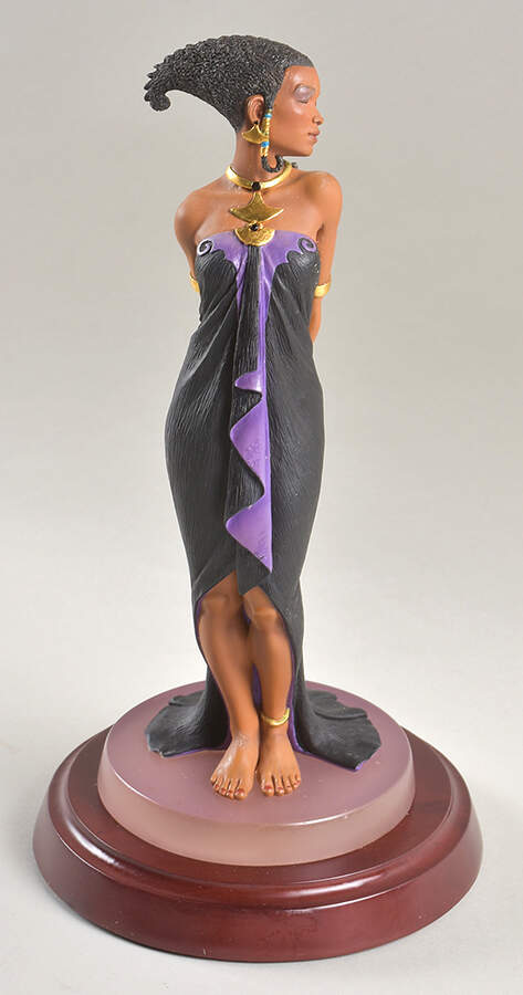 Ebony Visions Evening Rose - Black Dress - No Box by Thomas Blackshear-1