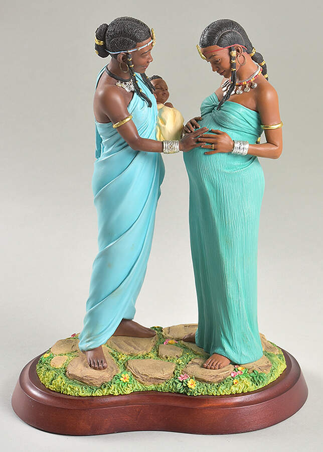 Ebony Visions Sisters Forever:In Motherhood - No Box by Thomas Blackshear-1