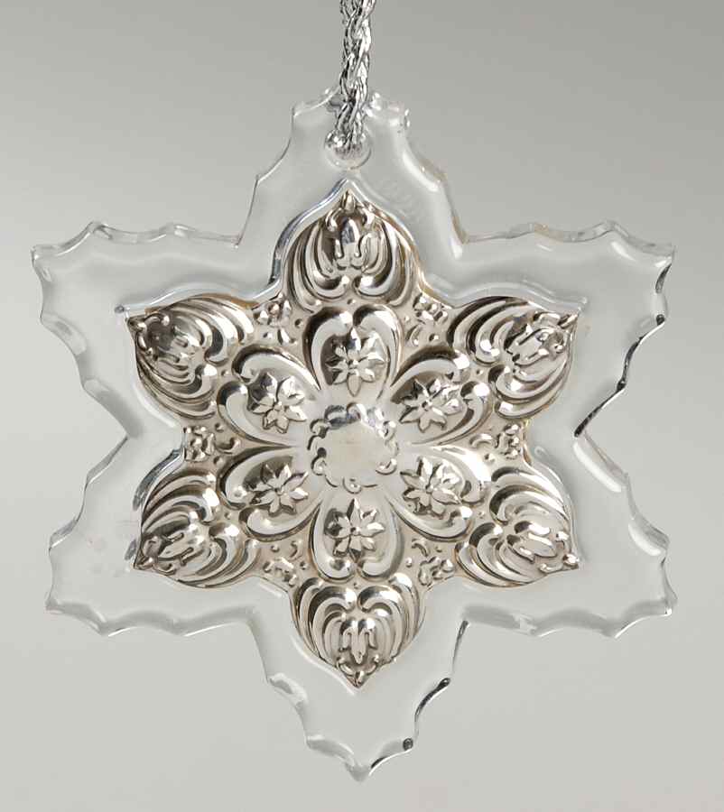 Towle Christmas Ornament Old Master-Sterling & Crystal - Boxed by Towle Silver-1