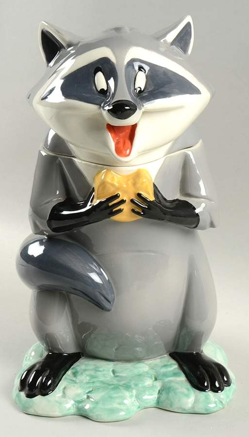 Treasure Craft Cookie Jar Meeko The Raccoon - Boxed by Treasure Craft-1