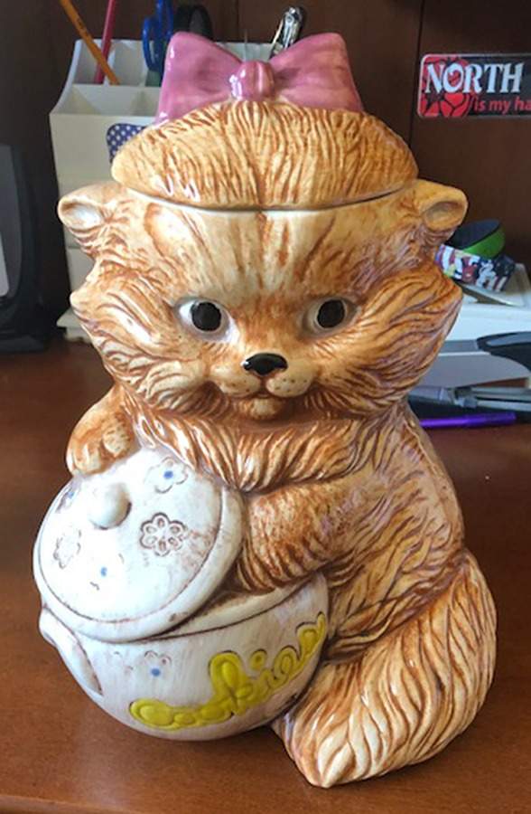 Treasure Craft Cookie Jar Caught With Your Paw In The Cookie Jar - Boxed by Treasure Craft-1