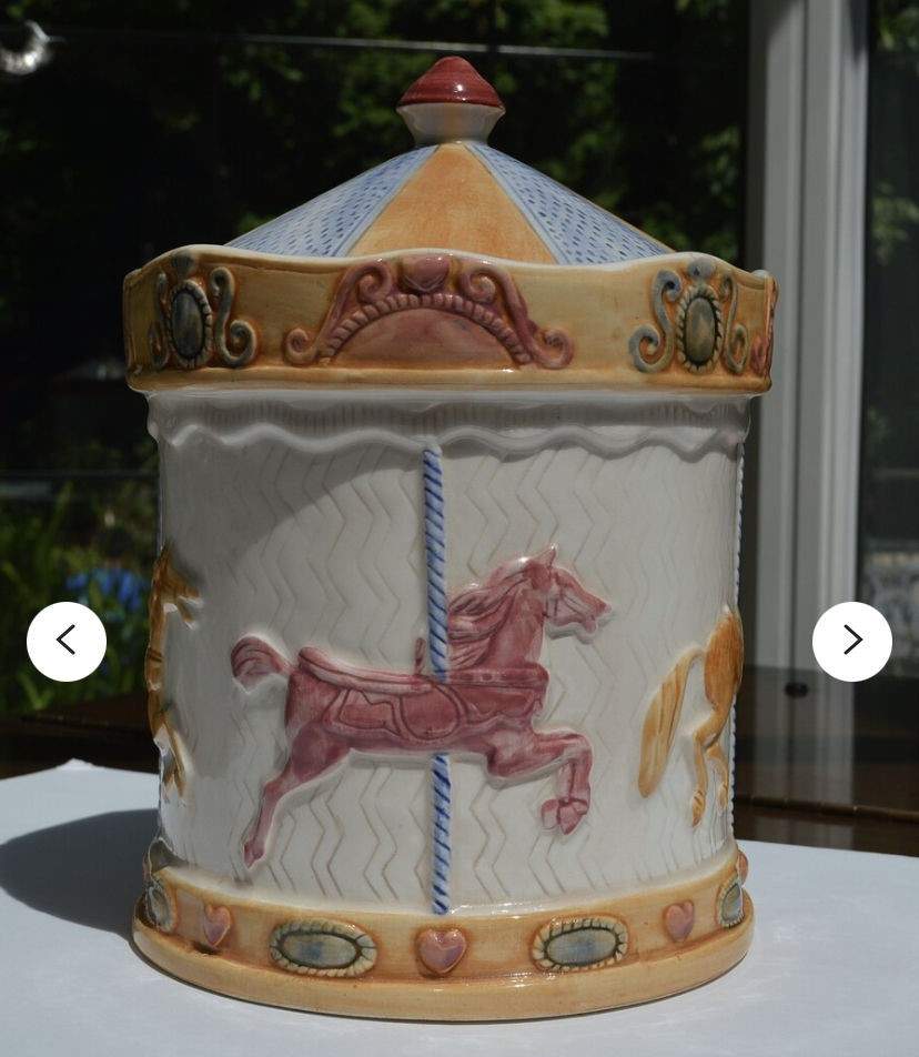 Treasure Craft Cookie Jar Merry-Go-Round - Boxed by Treasure Craft-1