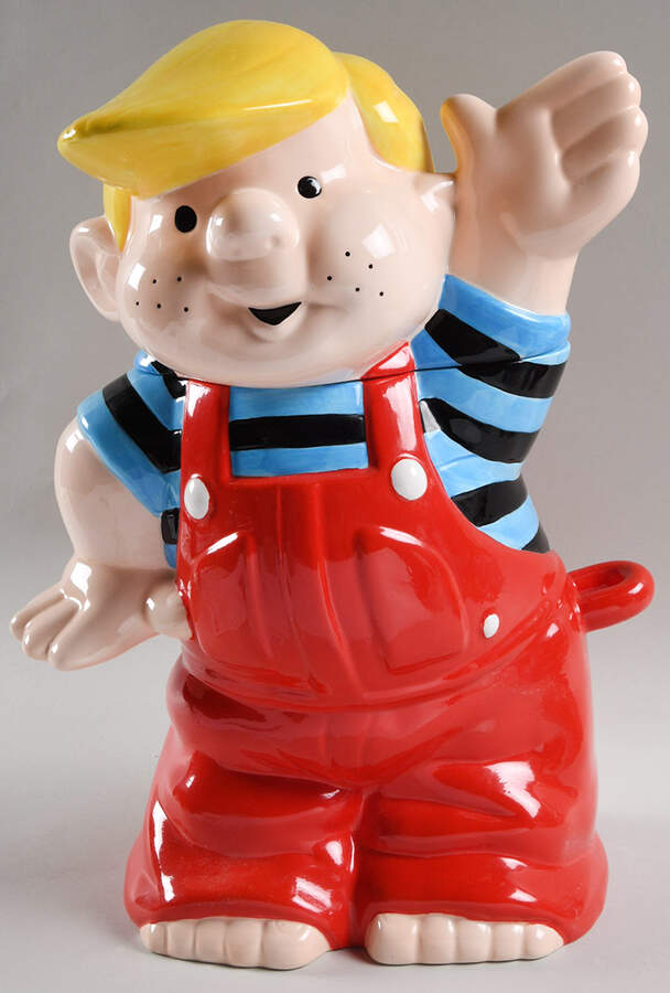 Treasure Craft Cookie Jar Denise The Menace - No Box by Treasure Craft-1