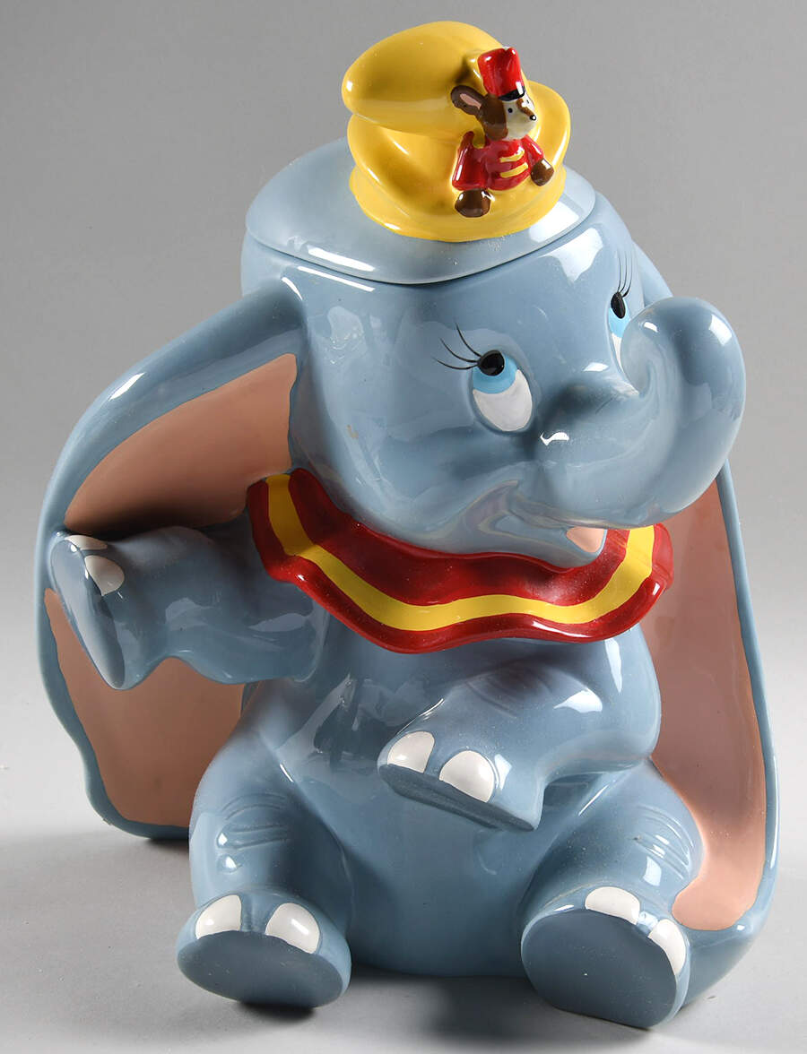 Treasure Craft Cookie Jar Dumbo - Boxed by Treasure Craft-1