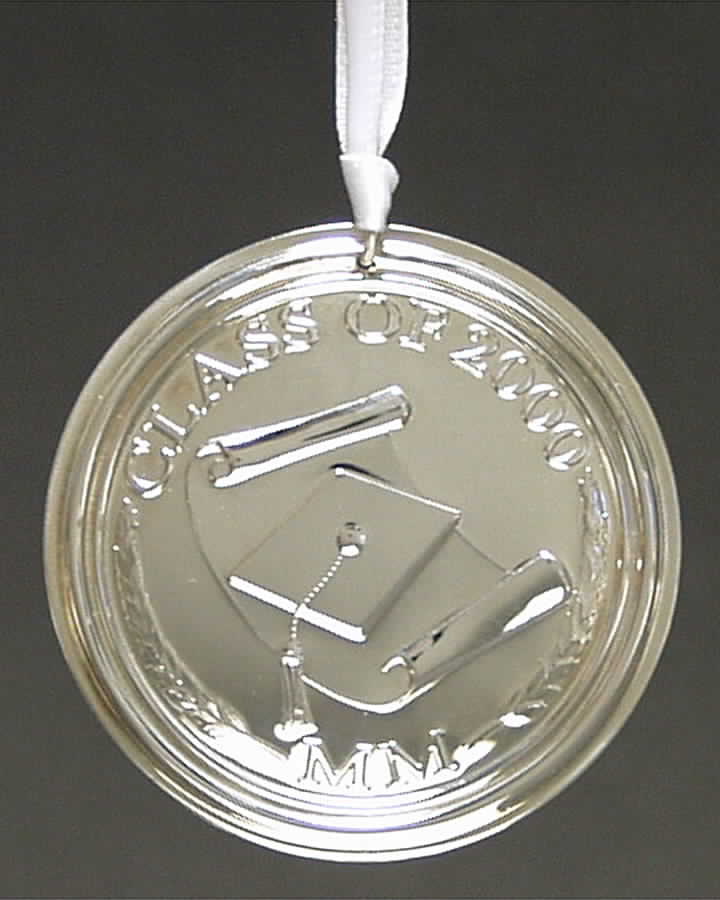 Millennium-Ornament Class Of 2000 - No Box by Towle Silver-1