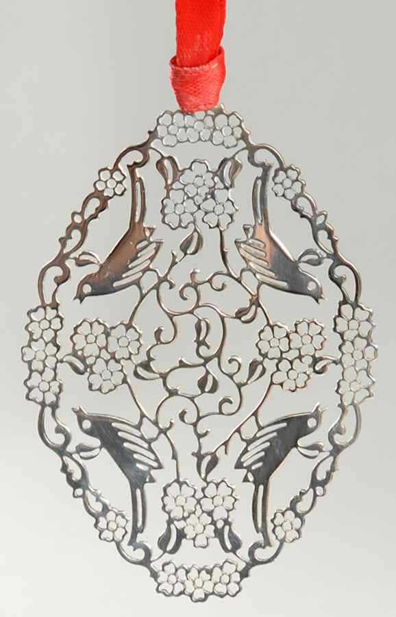 Twelve Days of Christmas-Pierced Four Mockingbirds - No Box by Towle Silver-1