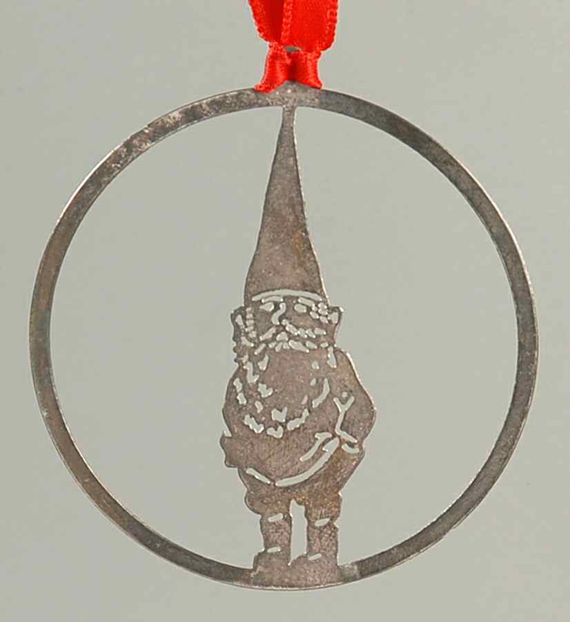 Gnome-Christmas Ornament Deep Pockets - No Box by Towle Silver-1